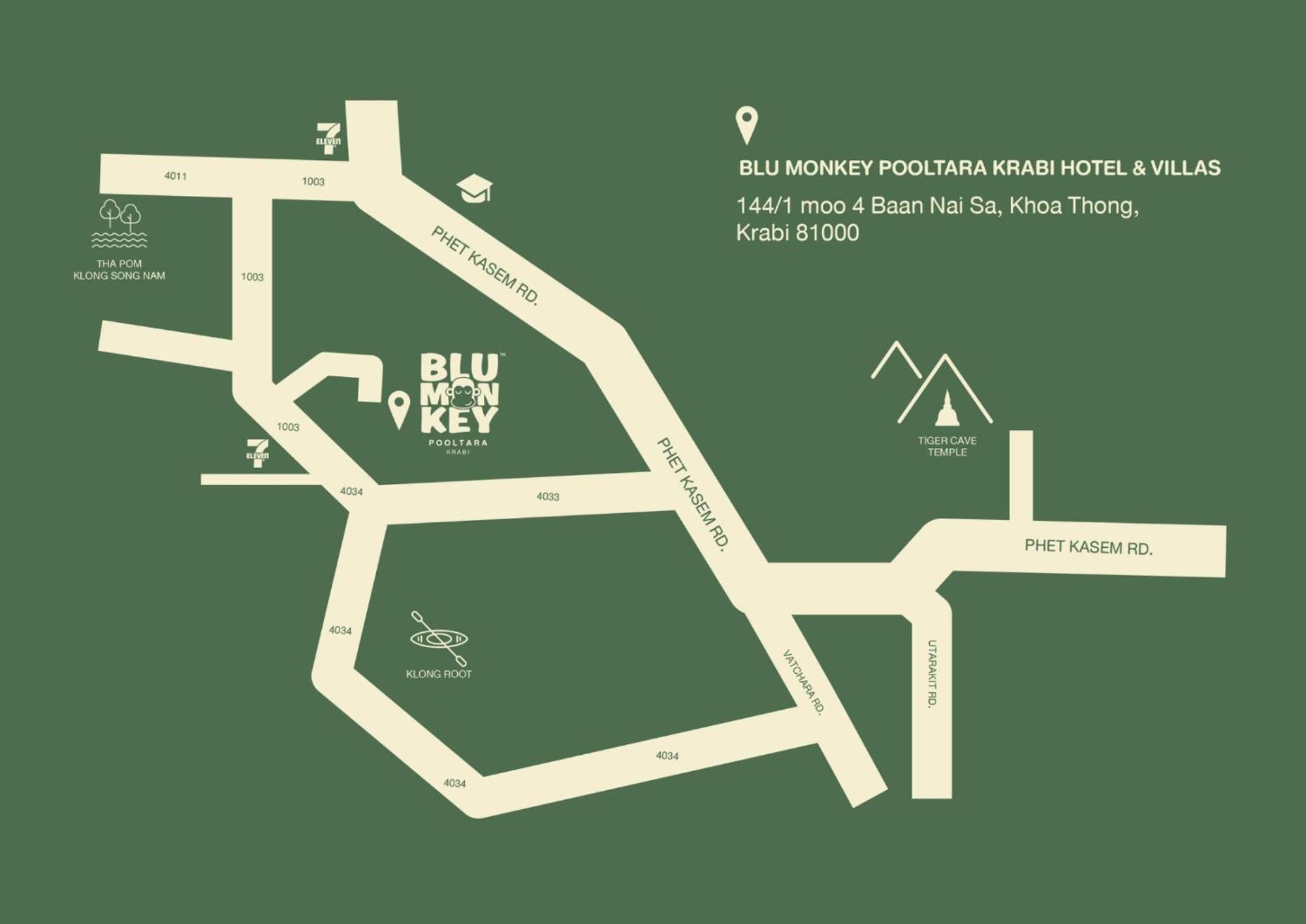 Blu Monkey Pooltara Krabi Hotel & Villas Pet Friendly 외부 사진